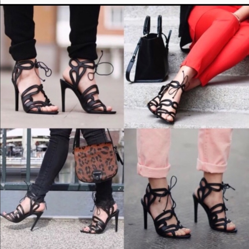 Zara Basic Strappy Heels